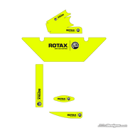 Fluorescent Style (European) Rotax Max Radiator Stickers